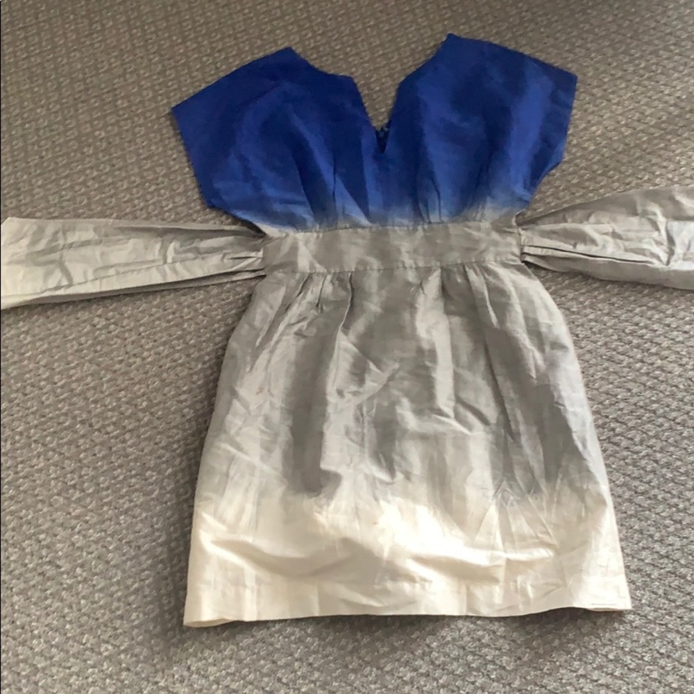 Calpyso will blue ombré dress